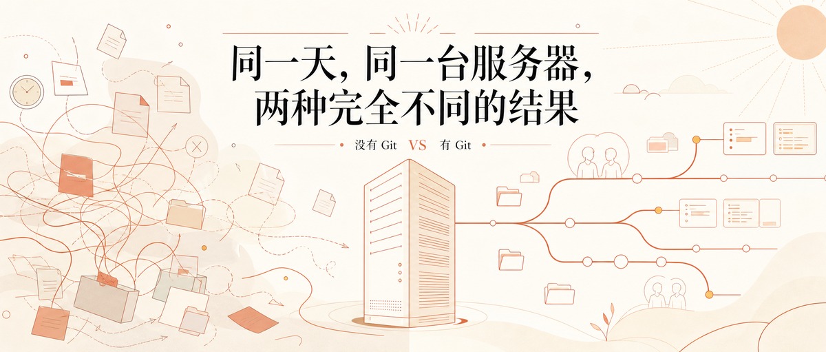 对比：有Git vs 没有Git