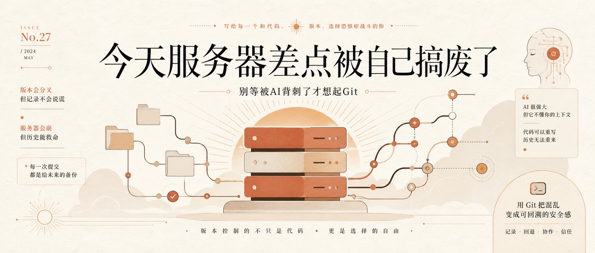 封面：别等被AI背刺了才想起Git