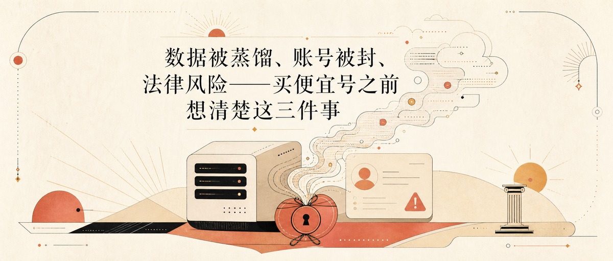 买灰产号的风险